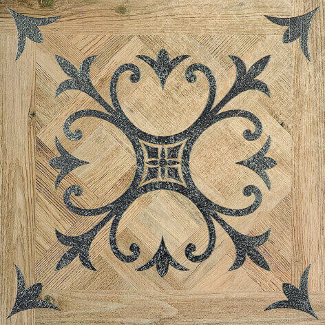 Ariana Larix Inserto Decorato Tarsie Sabbia Rett.60x60 см Декор