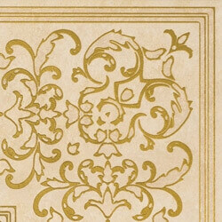 Gardenia Orchidea Canova Angolo Decorato Beige 25x25 см Бордюр