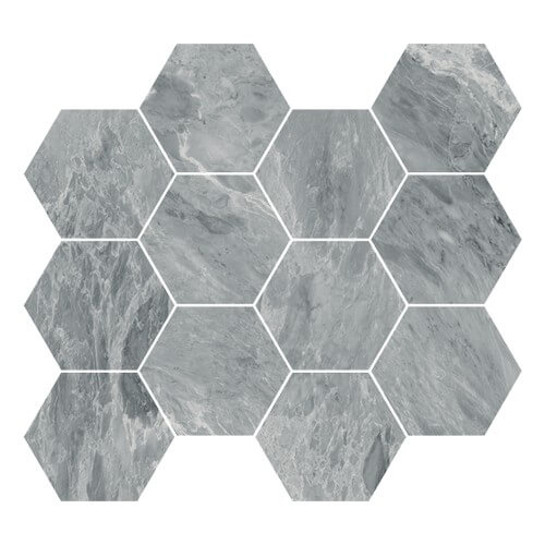 Caesar Anima Select Composizione Esagono Grigio Boreale luc.28,5x33 см Настенная плитка