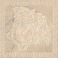 Versace Marble Toz.Medusa Beige Lev 14,4x14,4 см  Вставка