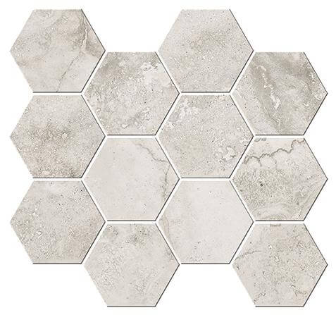 Cisa Italian Icon Cross Cut Greige Mosaico Esagoni T12 Nat- Ret 32,8x35 см Мозаика