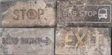 Serenissima New York Road Signs Mix Broadway 10x20 см Напольная плитка