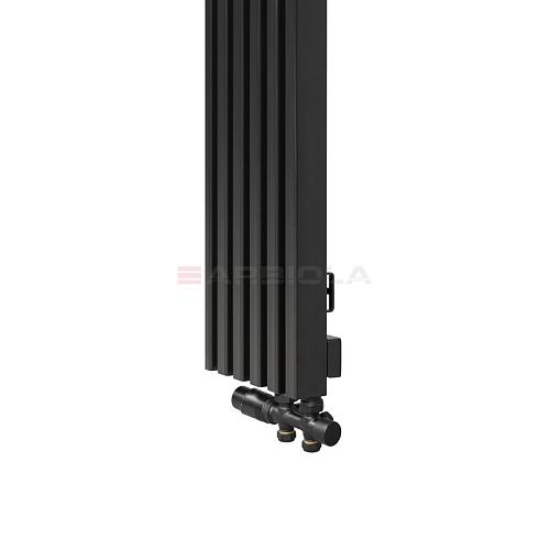 Arbiola Compact V 1500-63-08 секции черный вертикальный радиатор c нижним подключением