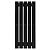Arbiola Mono H 700-60-05 секции черный вертикальный радиатор c боковым подключением