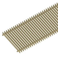 Решетка алюминиевая поперечная itermic GRILL 4200 SGZ-40