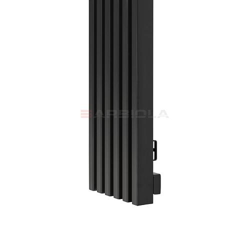 Arbiola Compact H 700-63-21 секции черный вертикальный радиатор c боковым подключением