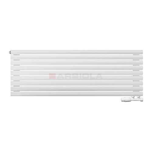 Arbiola Gorizont Iris V 1250-42-09 секции белый горизонтальный радиатор c нижним подключением