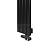 Arbiola Liner V 500-36-21 секции черный вертикальный радиатор c нижним подключением