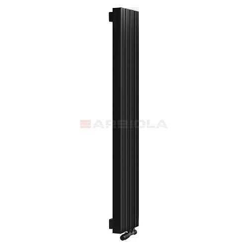 Arbiola Mono V 1200-60-08 секции черный вертикальный радиатор c нижним подключением