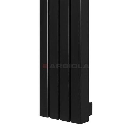 Arbiola Mono H 500-60-08 секции черный вертикальный радиатор c боковым подключением