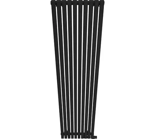 КЗТО QUADRUM 30 V 1- 1750-12 R RAL1T103S9005 Радиатор (черный матовый муар) с нижним подключением