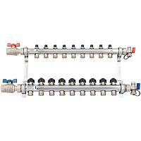 РЕХАУ К-т коллекторов HKV из нерж. стали на 9 контура с шар. кранами