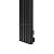Arbiola Compact H 600-63-27 секции черный вертикальный радиатор c боковым подключением