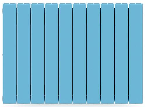 Rifar Supremo 500 - 10 секции Сапфир биметаллический секционный радиатор