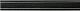 Tagina Fleur Deco listello righe rilievo argento Black 3×60 см Бордюр
