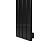 Arbiola Liner H 1000-36-11 секции черный вертикальный радиатор c боковым подключением