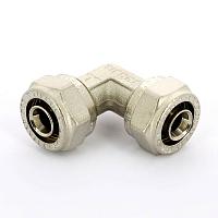 Tiemme Угольник обжимной никелированный 16x16
