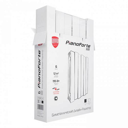Royal Thermo  Piano Forte Bianco Traffico 500/8 секций БиМеталлический радиатор
