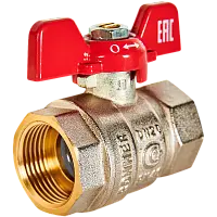 ROMMER Кран шаровой, ВР/ВР, ручка бабочка 3/4"