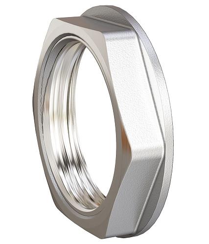 LD Pride Контргайка DN40 (1 1/2") латунь никель