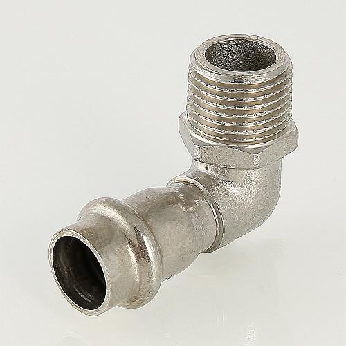 VALTEC 22 мм х 3/4 " Пресс-угольник из нержавеющей стали с наружной резьбой