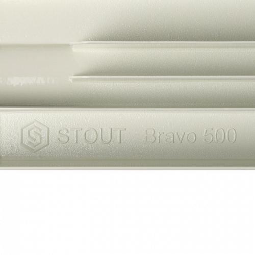 Stout Bravo 500 16 секции Алюминиевый радиатор секционный 