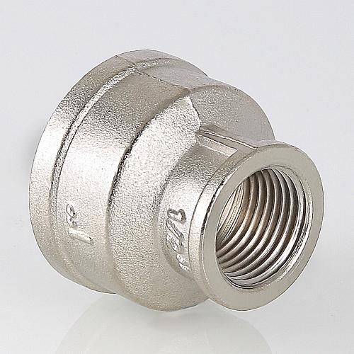 Valtec 3/4" x 1/2" Латунная никелированная муфта