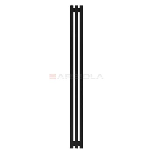  Arbiola Ritmo H 1750-40-03 секции черный вертикальный радиатор c боковым подключением