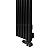 Arbiola Ritmo V 750-40-35 секции черный вертикальный радиатор c нижним подключением