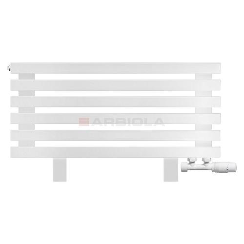 Arbiola Gorizont Ritmo VZ 1000-40-06 секций белый горизонтальный  радиатор c нижним подключением (на ножках)