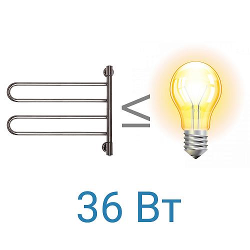 Energy U-chrome G2 540x635 Электрический  полотенцесушитель
