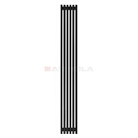 Arbiola Compact H 2200-63-06 секции черный вертикальный радиатор c боковым подключением