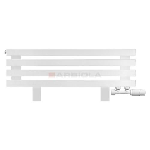 Arbiola Gorizont Ritmo VZ 1000-40-04 секции белый горизонтальный радиатор c нижним подключением (на ножках)