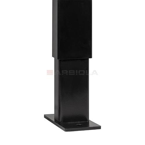 Arbiola Gorizont Ritmo VZ 1000-40-06 секций чёрный горизонтальный  радиатор c нижним подключением (на ножках)