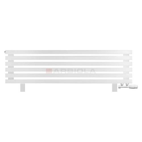 Arbiola Gorizont Ritmo VZ 1200-40-06 секций белый горизонтальный  радиатор c нижним подключением (на ножках)