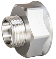 LD Pride Переход DN15х10 (1/2"ВР х 3/8"НР) латунь никель