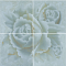 Infinity Ceramic Tiles Sky Roseton Verde 120x120 Декор