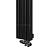 Arbiola Mono V 1800-60-16 секции черный вертикальный радиатор c нижним подключением