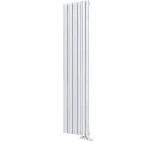 КЗТО QUADRUM 30 V 2- 1750-10 U RAL1T104S9016 Радиатор (белый муар) с нижним подключением