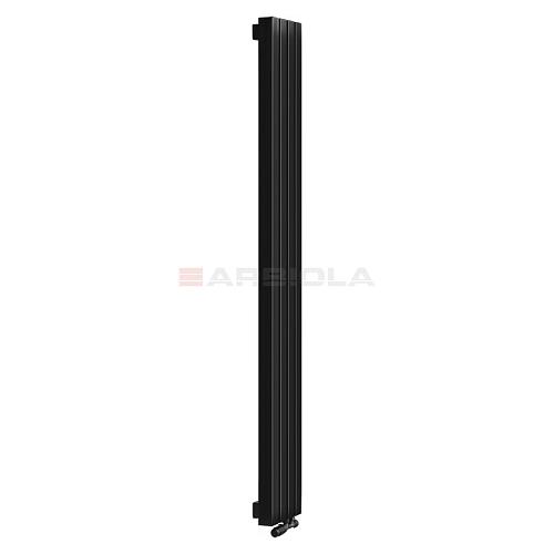 Arbiola Mono V 1750-60-15 секции черный вертикальный радиатор c нижним подключением