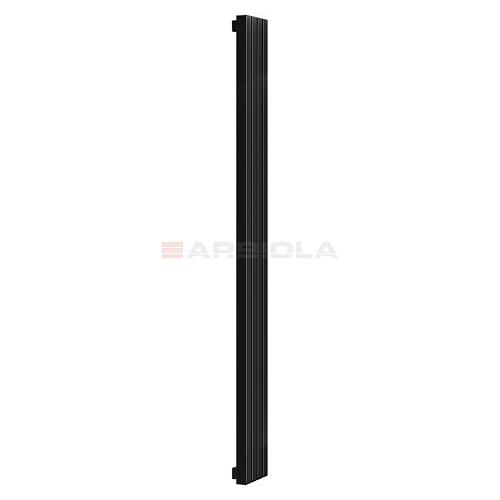 Arbiola Mono H 2200-60-16 секции черный вертикальный радиатор c боковым подключением