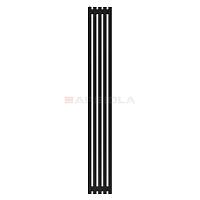  Arbiola Ritmo H 2200-40-05 секции черный вертикальный радиатор c боковым подключением
