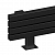 Arbiola Gorizont Mono HZ 500-60-04 секции черный горизонтальный радиатор c боковым подключением (с ножками)