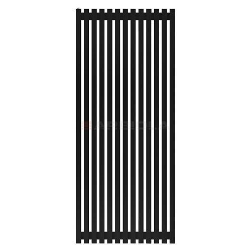  Arbiola Ritmo H 1500-40-13 секции черный вертикальный радиатор c боковым подключением