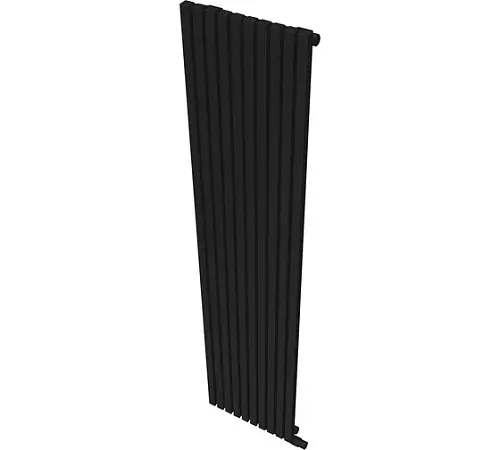 КЗТО QUADRUM 30 V 1- 1750-12 R RAL1T103S9005 Радиатор (черный матовый муар) с нижним подключением