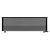 Arbiola Gorizont Ritmo VZ 2500-40-13 секций чёрный горизонтальный  радиатор c нижним подключением (на ножках)