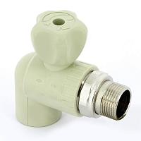 FV-Plast  Кран для радиаторов угловой сварка-Н 20x1/2" с разъёмным соединением AA290020012