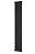 Zehnder Charleston 2180/08 секций №1270 3/4" RAL 9217 боковое подключение черный матовый