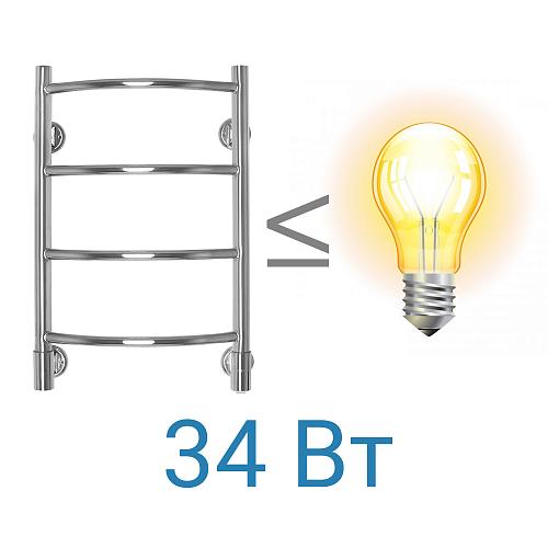 Energy H-chrome G5 600 400 Электрический  полотенцесушитель