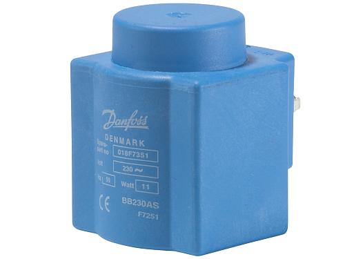 Danfoss BB024AS (018F7358) Катушка электромагнитная присоединение защелкой 24 В пер. тока, 50 Гц 10 Вт